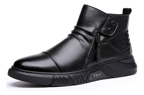 Hombres Zapatos Casual Cuero Chelsea Botas De Tobillo