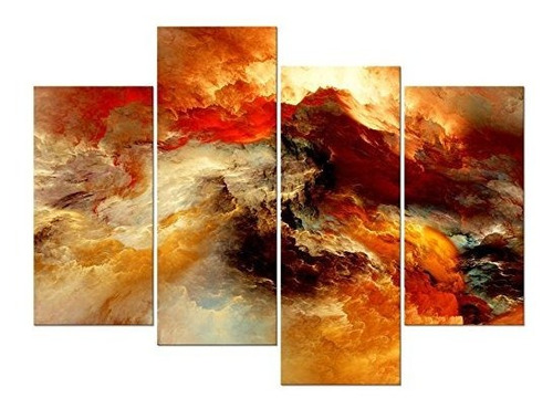 Pyradecor Large Giclee Canvas Prints Arte De La Pared Nubes 