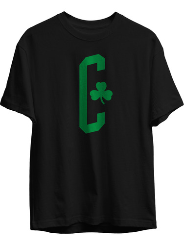 Remera Basket Nba Boston Celtics Negra Logo C
