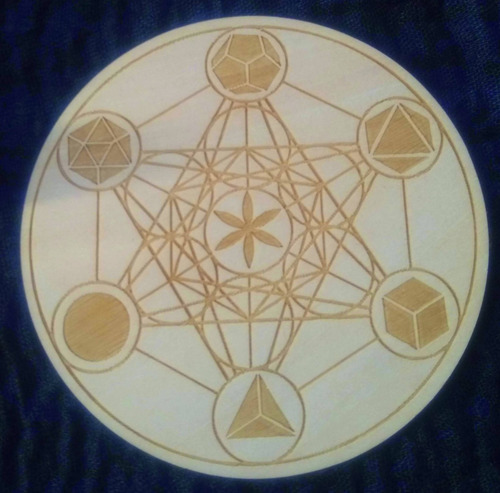 Set Gemoterapia + Tabla Solidos Platónicos + Puntas Cuarzo