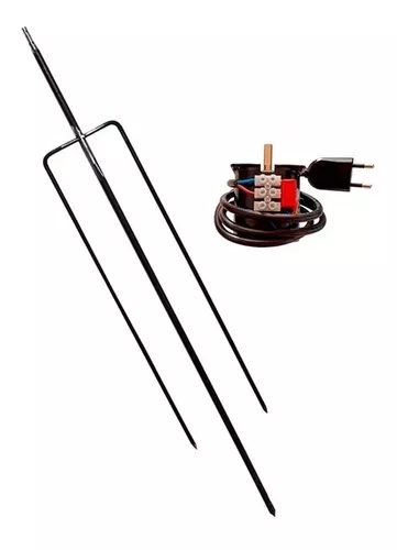 Asador Tridente Inoxidable con Motor 10 kilos