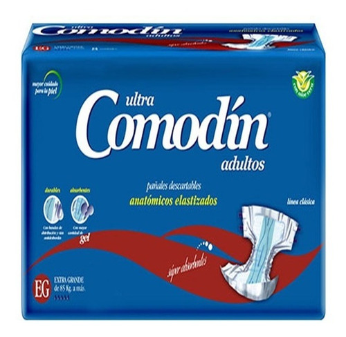 Pañales Comodín Xg Ultra Anatómico Elastizado Adultos Eg X 8