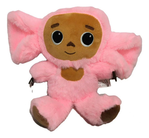 Peluche Mono Orejas Grandes Ruso 26cm Rosa