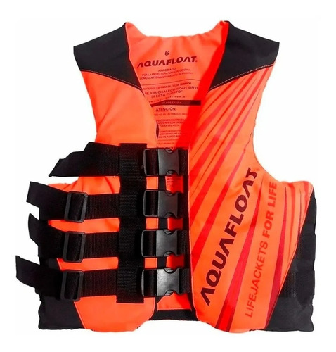 Chaleco Salvavidas Aquafloat Ski 4 Tiras Deporte Nautica