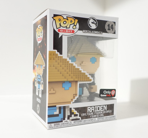 Funko Pop! 8-bit Raiden 14 Gamestop Exclusivo Mortal Kombat (Usado)