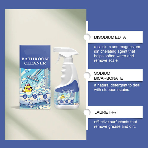 Detergente De Baño De 120 Ml, Limpiador Multiusos Para Baño