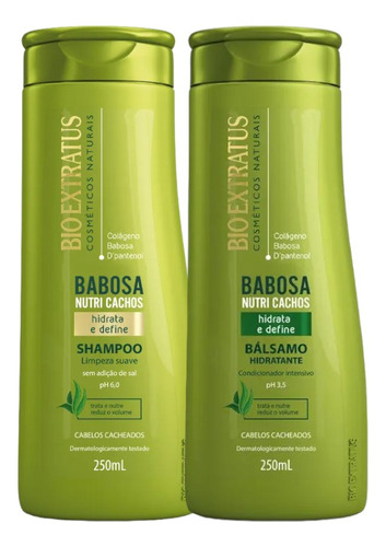 Kit Nutri Cachos 1 Shampoo 250ml 1 Condicionador 250ml