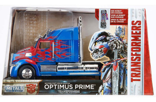 Jada 1:24 Optimus Prime Wester Star Transformers Azul