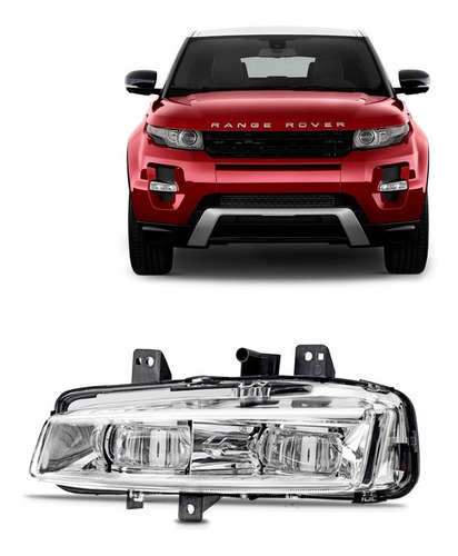 Farol Milha Auxiliar Evoque 2012 2013 2014 2015 C/led