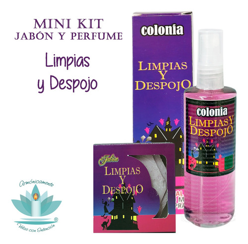 Mini Kit Loción Limpia Despojo ( Jabón Y Perfume Esotérico)