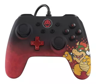 Control Pro Switch Wired Nintendo Acc Bowser