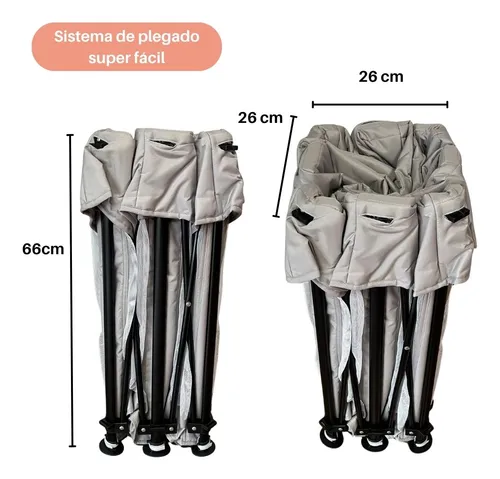Corralito Bebe Infantil Corral Plegable Seguridad 127x127cm Una Ganga® 250201
