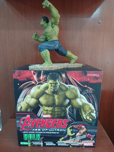 Artfx+ Hulk Vingadores Age Of Ultron Statue 1/10 Kotobukiya (Usado)