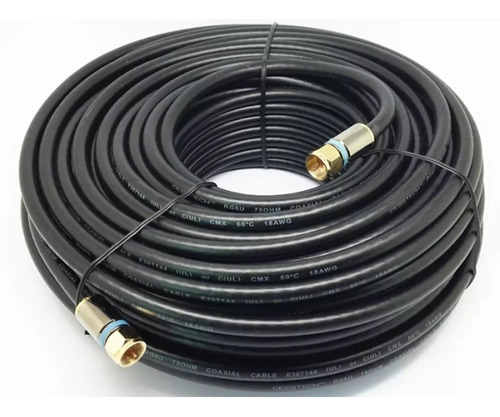 Cable Coaxial Rg6 Tv Cable Tdt Y Parabolicas X 15metros