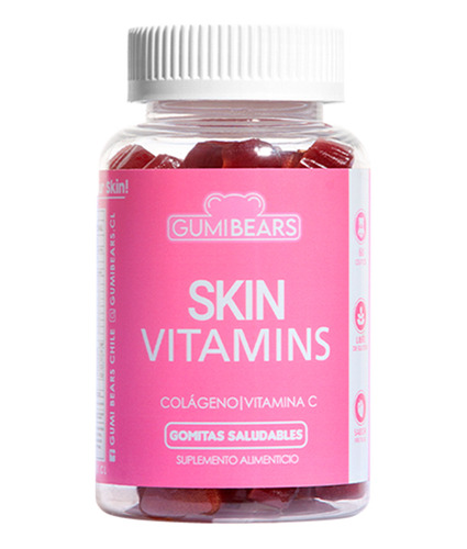 Gumi Bears Skin 1 Mes - Vitaminas Para La Piel