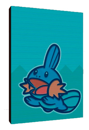 Cuadros Poster Pokemon Mudkip 15x20 (kip 1)
