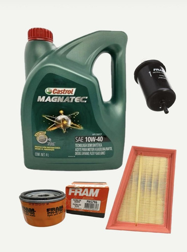 Aceite Castrol Magnatec 10w40 + Filtros Renault Kangoo 1.6 