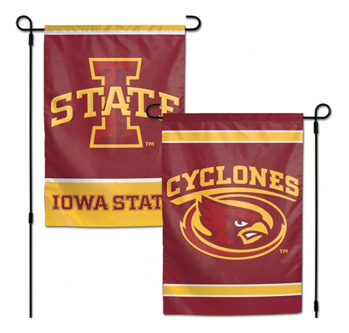Ncaa Iowa State Cyclones - Bandera De Jardín De 12.0 X 18.0p