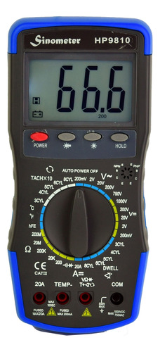 Sinometer Hp9810 Automotive  multimetro Digital Con Termome