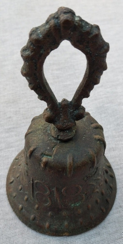 Campana De Bronce Antigua Francesa 1818