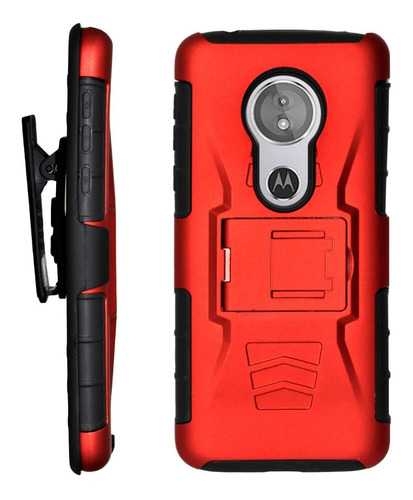 Imagen 1 de 8 de Funda Uso Rudo 3 En 1 Colores Motorola Moto G6 Play Xt1922