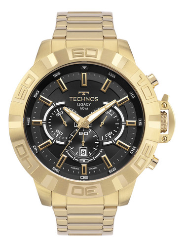 Relógio Technos Masculino Legacy Dourado