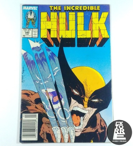 The Incredible Hulk Vol.1 #340 (2do Encuentro Con Wolverine)