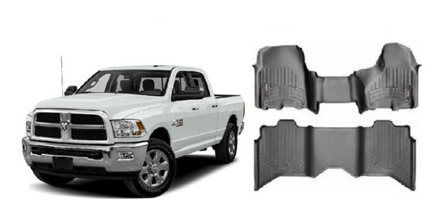 Pisos Weathertech Corridos Dodge Ram 2500 2014/2020 4 Ptas