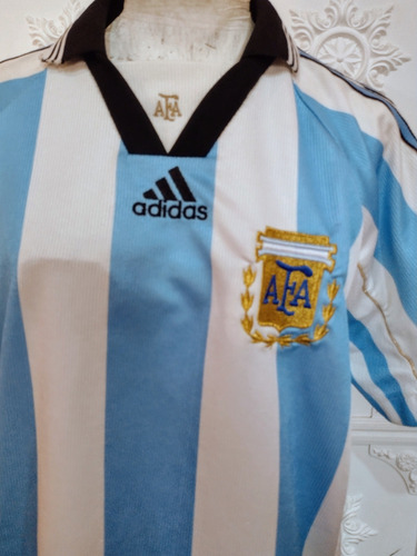 Camiseta Selección Argentina 1998 Talle Xs Amplio (Usado)