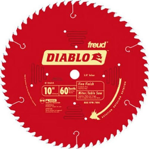 Freud D1060x Diablo De 10 Pulgadas 60 Tooth Atb De Acabado F