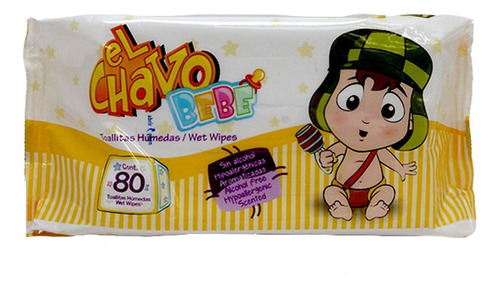 Toallitas Humedas Para Bebe El Chavo 80 Pza. E-full