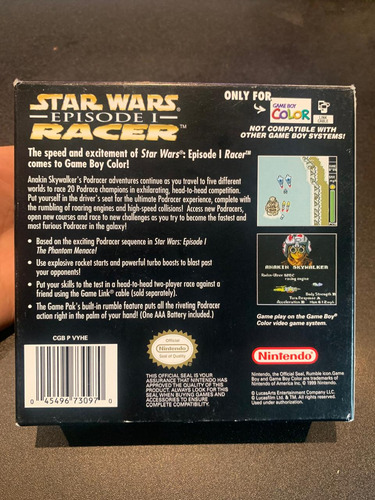 Star Wars Episode 1: Racer Game Boy Color (Usado)