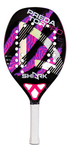 Shark Predator 22mm 2023 raquete cor preto beach tennis
