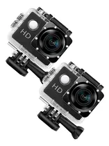 Comprar Combo X2 Camaras Deportivas De Acción 1080p Casco Moto Bici 