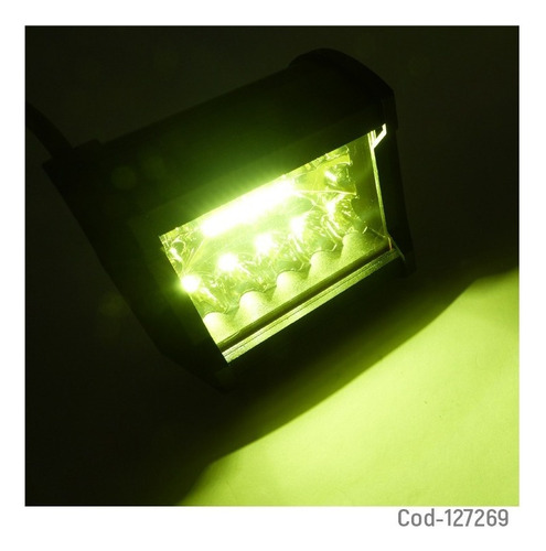 Neblinero 20 Led Ámbar / Rectangular 12 Y 24 Volt