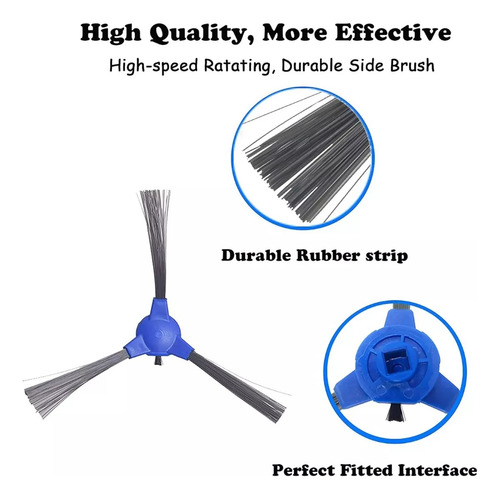 Kit 4 Cepillo Para Eufy Robovac 11s 30 30c 15c 12 25c 35