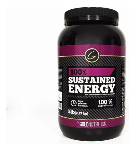 Sustained Energy 5 Lb - Gold Nutrition - Energía Prolongada