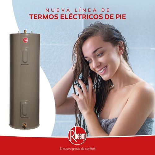 Imagen 6 de 8 de Termo Eléctrico Rheem 114 Litros Piso 220v 2kw Everkleen