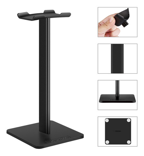 Soporte Para Audífonos Gamer Con Cancelacion De Ruido Negro