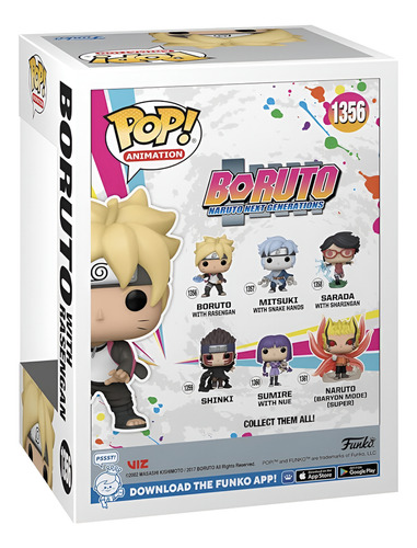 Figura De Acción Boruto Con Rasengan #1356 Funko Pop! Anime