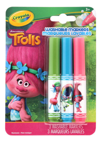 Crayola Trolls - Conjunto De Marcadores Biggie Pipsqueak