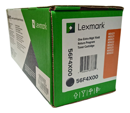 Kit De 3 Tóner Lexmark 56f4x00 Ms421 Ms521 Ms621 Mx421, 521