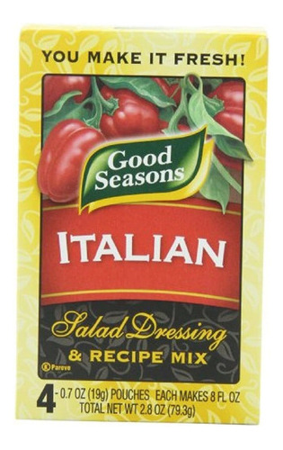 Good Seasons Italian All Natural Salad Dressing & Recipe 