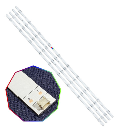 Kit De Luces Hisense 55a65gv 55a65 55a65g (4 T 10 L) - Alum,