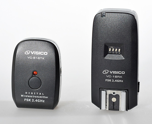 Imagen 4 de 10 de Kit Emisor + Receptor Radio Visico P/ Flash Estudio O Zapata