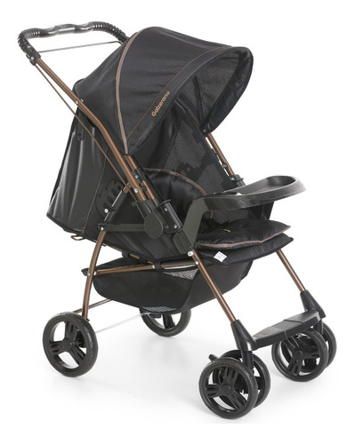 Imagem 3 de 9 de Carrinho Bebê Galzerano Milano + Bebê Conforto Cocoon + Base