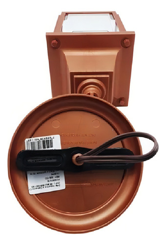 Pendente Externo Vintage Externo Retro Colonial Marrom Estrutura Cobre 110v/220v