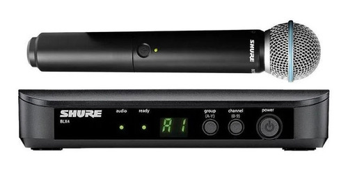 Microfone Shure Sem Fio Blx24 Com Beta58 Original  M15