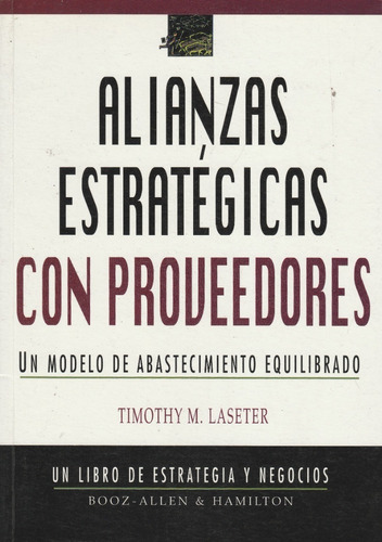 Alianzas Estratégicas Con Proveedores Timothy Laseter 