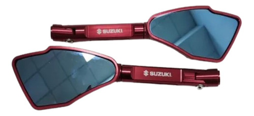 Espejo Tipo Rizoma Suzuki Rojo Agrobikes
